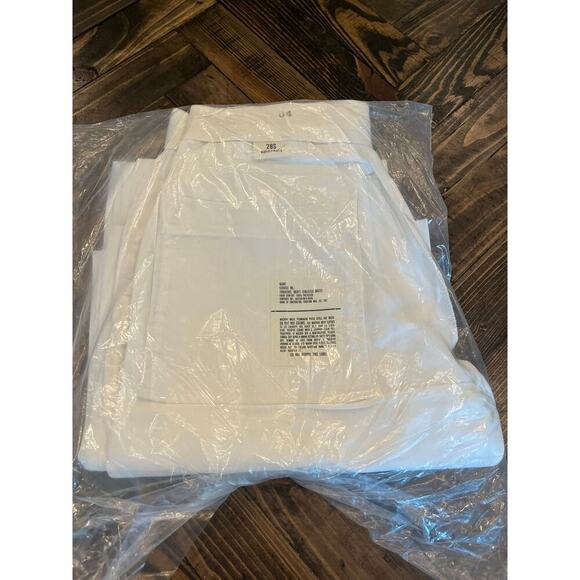 US Navy Enlisted White Pants Trousers Men 28S Service Dress Uniform Classic - Picture 9 of 11